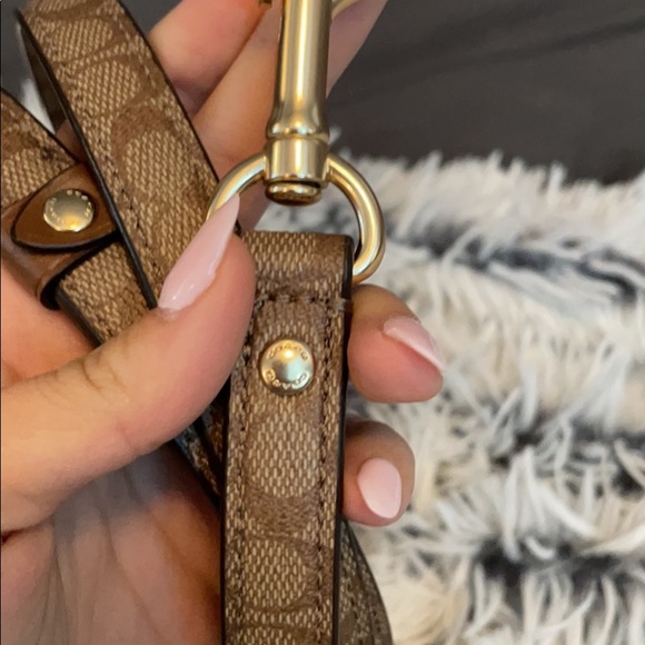 2 PIECE GIFT SET: Coach SMALL LOGO Dog Leash+Strap - Picture 9 of 13